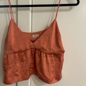 Little Moon Silky Coral Babydoll Camisole